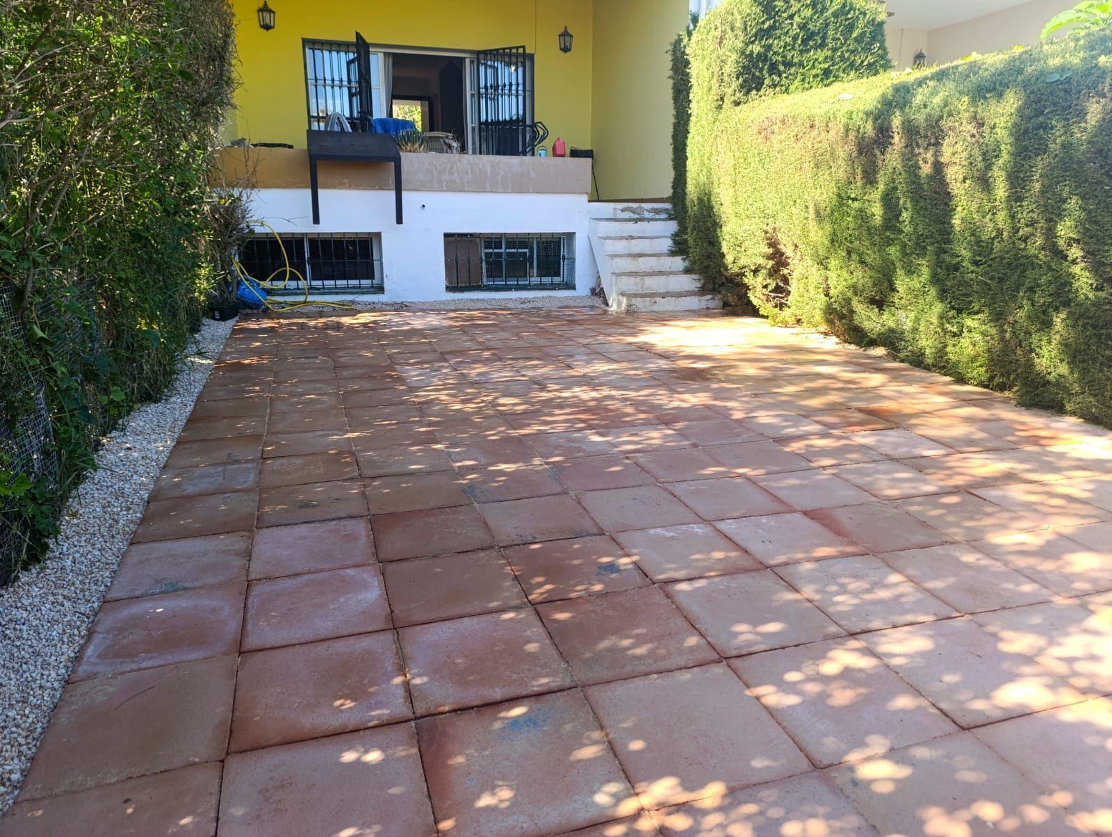 Terrace before new tiling